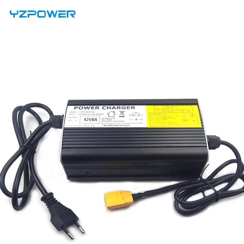 Зарядное устройство YZPOWER для литиевых батарей 100 8 В 3 А подходит 88 в 25 с упаковка