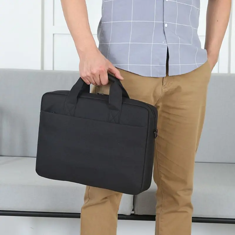 

17 Inch Portable Computer Laptop Notebook Tablet Bag Document Magazines Messenger Shoulder Business Office Handbag Men Women