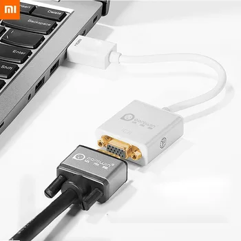 

Xiaomi Mijia HDMI to VGA Cable 1080P HDMI Male to VGA Male Audio Cable Support for PC Tablet