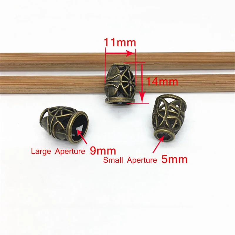 10Pcs Metal Hanging Bell Hanging Rope Deduction DIY Decorative Buckles Ropes Buckles Down Jacket Pants Headbands Rope Button decorative buckles ropes