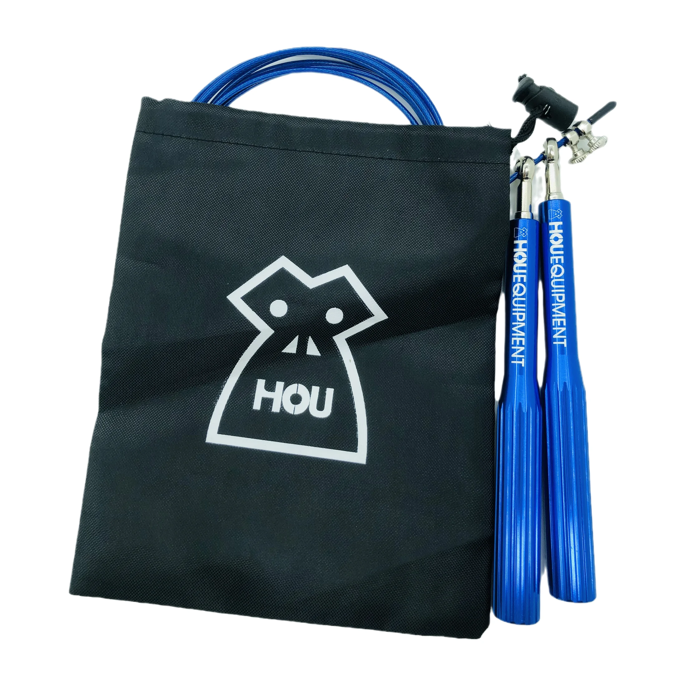 HOU Excercise Light Bearing Skipping Ropes Steel Wire Crossfit Boxing MMA Training Anti-slip Adjustable Fitness jump rope