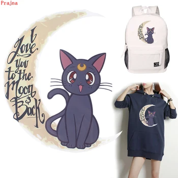 

Prajna Cat Dog Patch Iron On Transfer For Clothes Stripe Heat Vinyl Transfer Thermal Stickers On Clothes Patch Cartoon Badge DIY