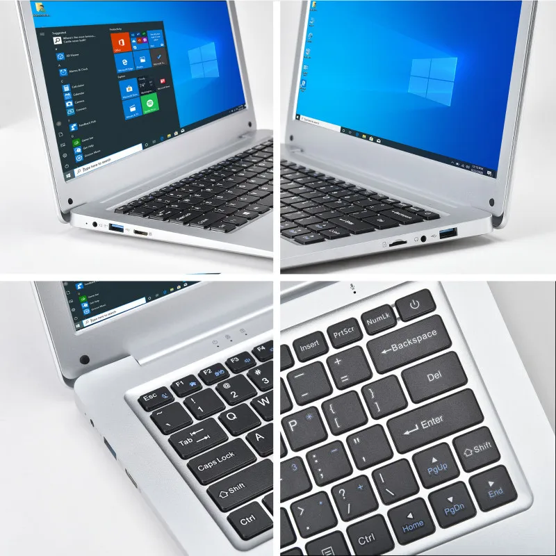 2021 New N3350 12.5 Inch Slim Mini Portable Laptop 4G RAM 64G SSD Ultrabook Business Office Notebook Cool Black Netbook Computer-1