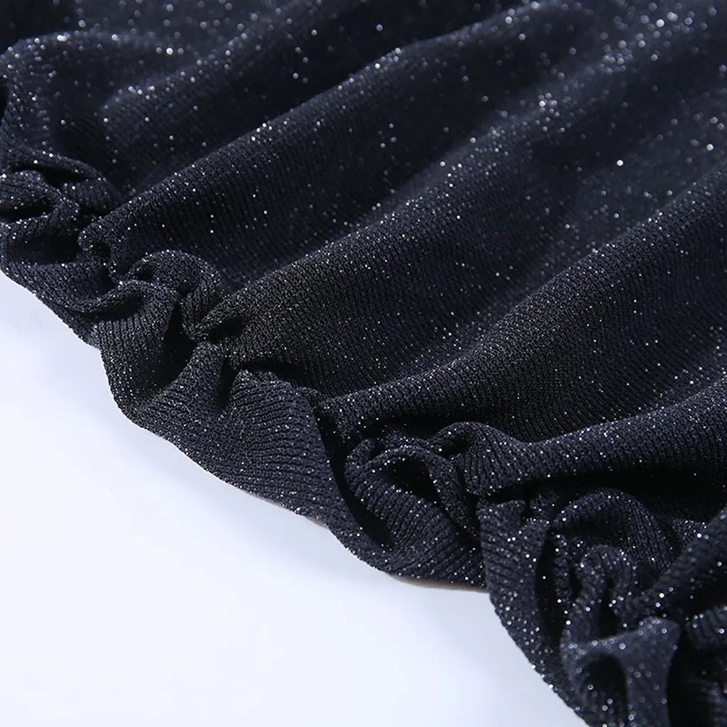 Зимнее женское платье Feitong, Vestidos, длинный рукав, сплошной цвет, с вырезом лодочкой, сексуальное, со складками, на бедрах, официальное, повседневное, мини платье, платье женское