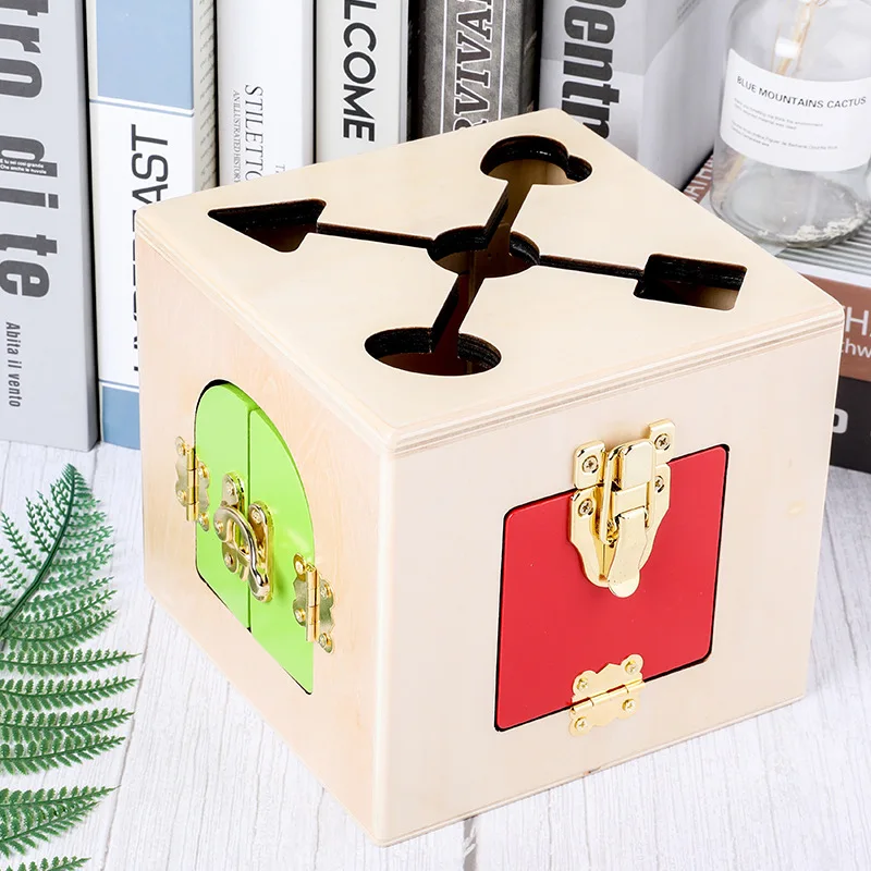 Новинка, модель, имитирующая lockbox, раннее образование, головоломка, от 3 лет и выше, детский сад, чтобы узнать, огненный замок, коробка, блок, игрушка