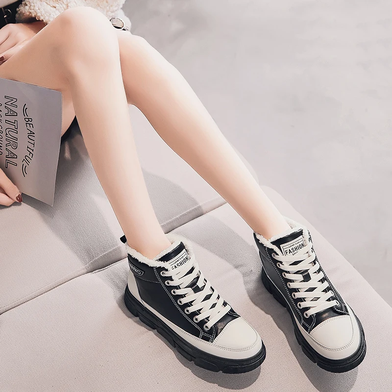 

Women Boots 2020 Fashion Waterproof Snow Boots For Winter Shoes Women Casual Lightweight Ankle Botas Mujer Warm Winter Boots
