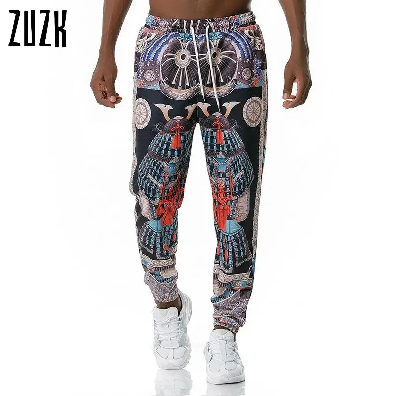 

ZUZK 3D Warrior Printed Pants Men Women New Paisley Pantalones Hombre Harajuku Hip Hop Loose Harem Pants Trousers Streetwear XXL