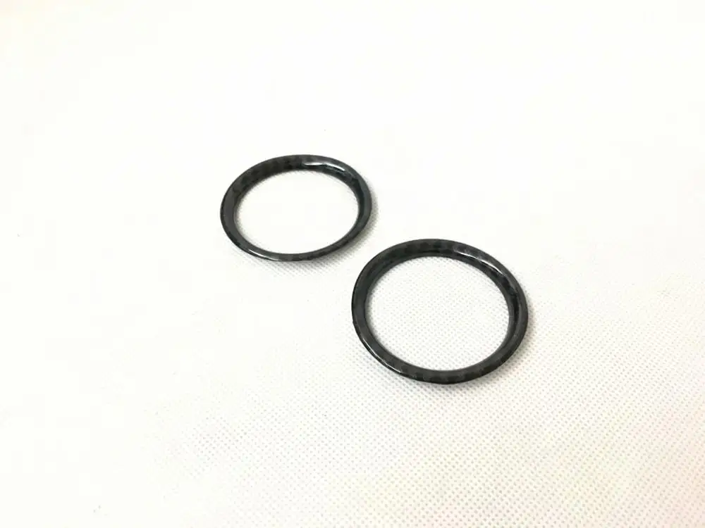 

For Mazda CX-5 CX5 2017 2018 2019 Carbon Fiber Speaker Sound Ring Trim Cover Decoration Interior Mouldings Accessories