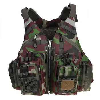 

Multifunction Fishing Vest Practical Removable Sea Fishing Life Jacket Reflective Tactical Vest Buoyancy Fly Fishing Clothing
