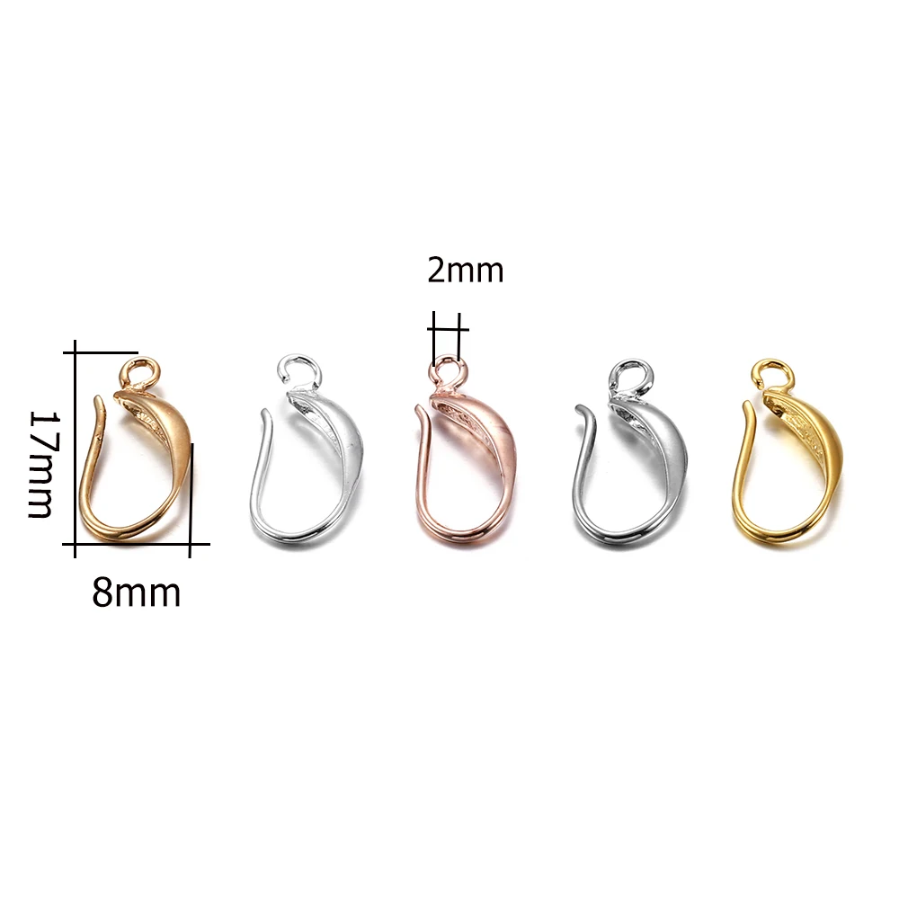 200pcs Copper Ear Wire Hook DIY Earrings Hooks Ear Stud Component Jewelry  Making