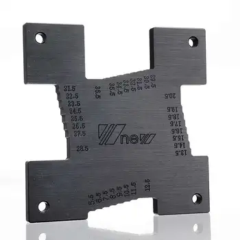 

DANIU 2pcs 5-36.5mm Woodworking Router Table Electric Circular Saw Engraving Machine Measuring Ruler Tools