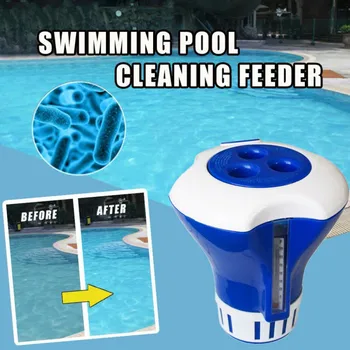 

Swimming Pool Automatic Dosing Device Floater Tablet With Scale Floating Chlorine Tablet Dispenser Outdoor Tubs Accessorie
