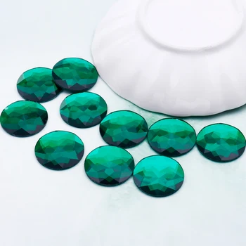 

6Pcs/Lot 30MM Glass Crystal Pendant Charm Components For Jewelry Making Findings Supplies Loose Beads DIY Handmade Craft