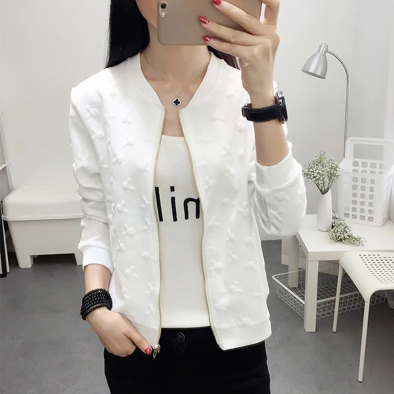 

2019 Winter Flight white black bomber jacket women jacket and women's coat clothes bomber ladies Short jacket cardigan jacket