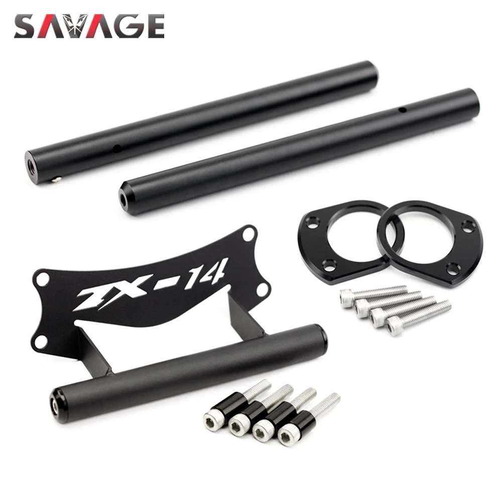 Handlebar Risers Extension Bar For KAWASAKI ZX 14 ZX14R NINJA ZZR1400