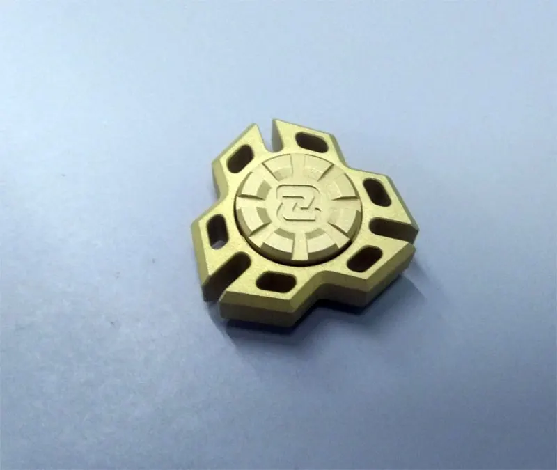 

Three-Leaf Butterfly Fidget Spinner Stainless Steel Brass Hand Spinner EDC Adult ADHD Anti-Stress Toy Men's Gift Collection