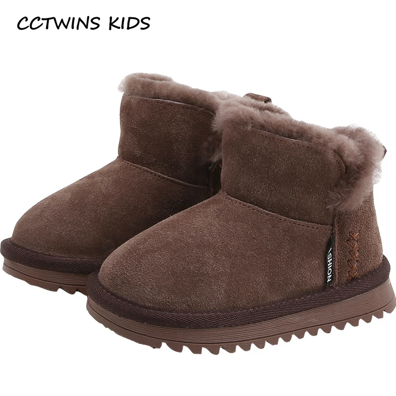 CCTWINS/детская обувь; коллекция года; сезон осень; модные повседневные Нескользящие зимние ботинки для девочек; Черная теплая обувь для мальчиков; Детские модельные ботинки; SNB006