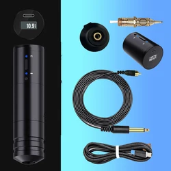 New Ninja Wireless Charging Tattoo Pen Coreless Motor Tattoo Machine Wireless Power Supply Tattoo Pen Tattoo Equipment
