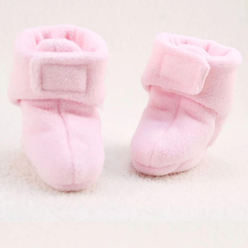 Newborn First Walkers winter Thicken sock Crib Shoes Velvet Lining socking warm oft bottom Infant Footwear