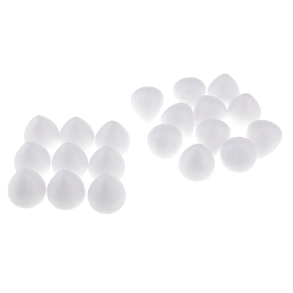 20x White Small Foam Craft Styrofoam Balls DIY Christmas Wedding Party Decor