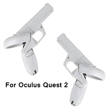 

FOR VR Shooter Games Pistol For Oculus Quest 2 Gun Stock Controller Handle Grip Enhanced FPS Gaming Experience For Quest 2 Case