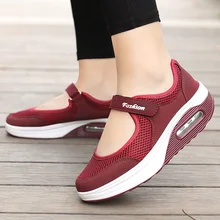 Женские повседневные Прогулочные кроссовки; легкая дышащая сетчатая Летняя обувь на плоской подошве; FK88
