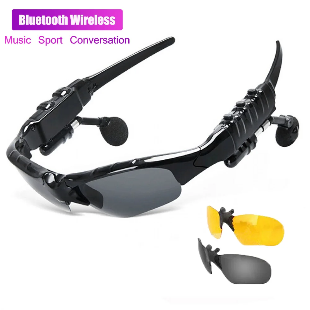 Умные стерео Bluetooth солнцезащитные очки ночного видения Мужские - Цена: 1 167,72 руб.