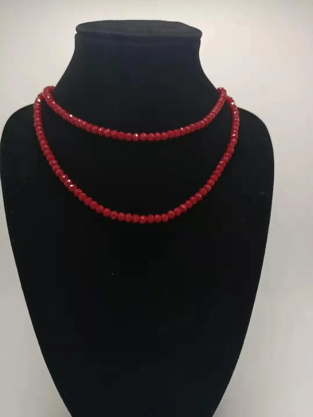 Красный с естественной огранкой солнечные очки ремешок 2" Swarovski Кристалл Бисером Очки с цепочкой~ держатель~ ожерелье~ браслет~ ремешок для очков