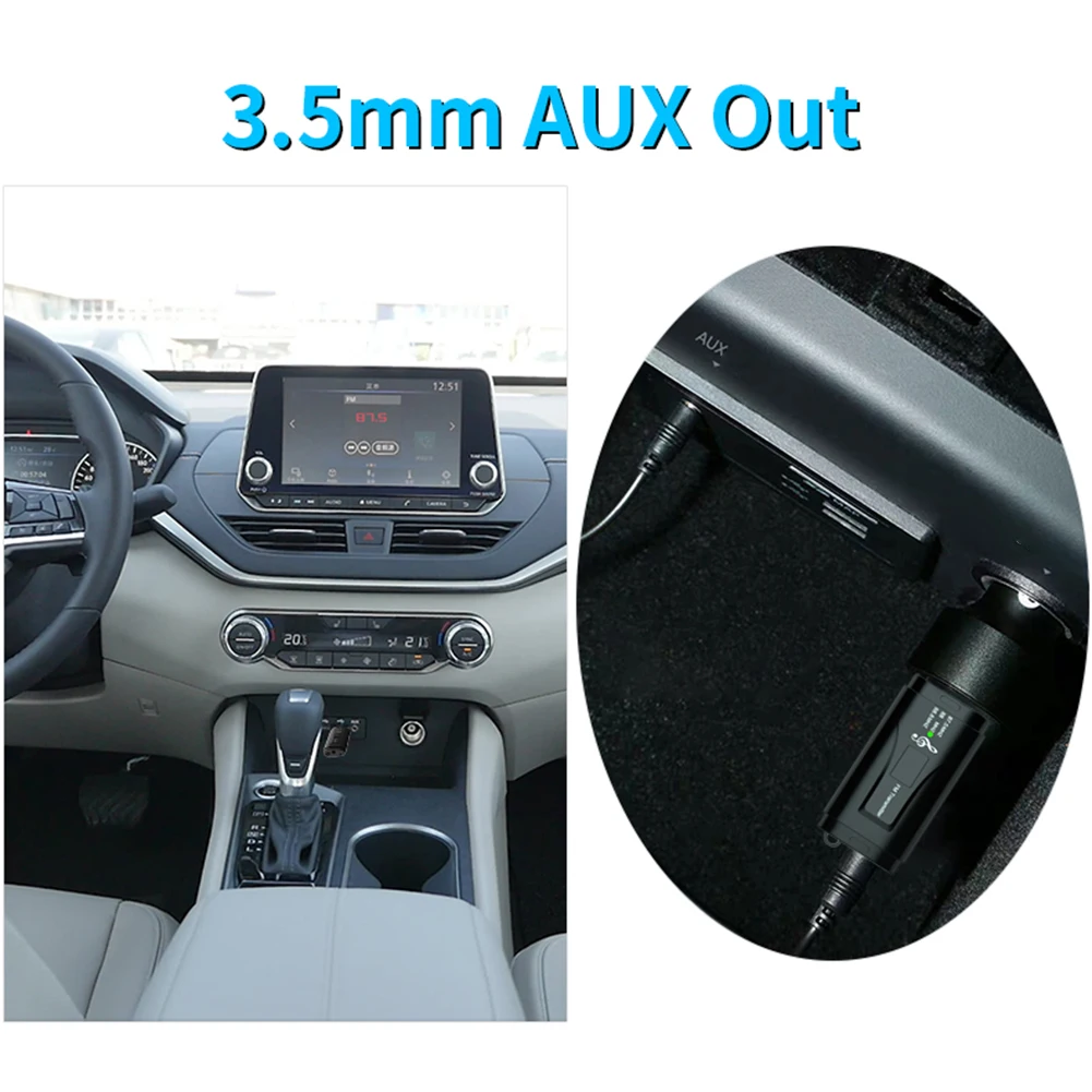 Автомобильный USB Bluetooth приемник адаптер аудио fm-передатчик беспроводной адаптер