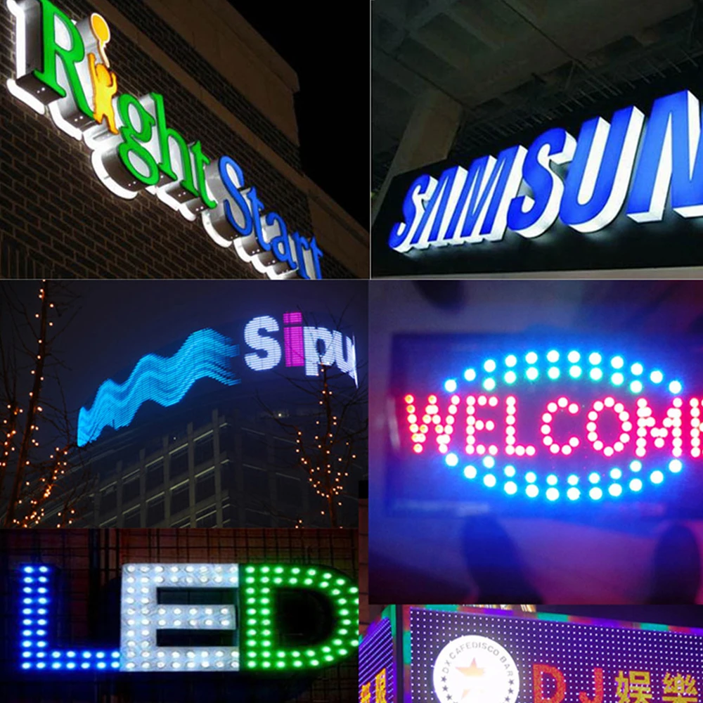 Fita de Luz Leds para Fixação em Parede Noturna em Neon Retroiluminação para Propaganda de tv Led com 3 Mini Módulos Mais Brilhante Que 4040 5050 12v 3 Luz 6 Luzes e Iluminação