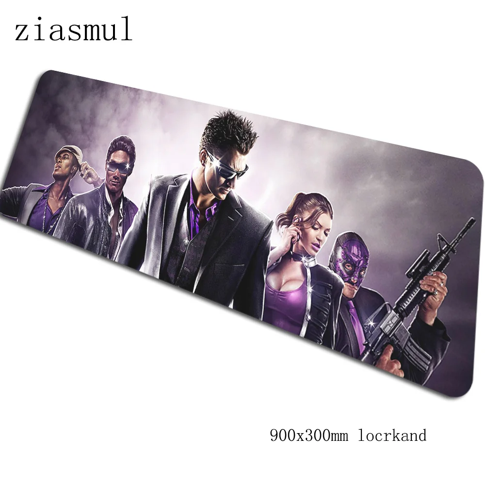Saints row коврик для мыши 900x300x3 мм коврики для мыши красивые игровые коврики для мыши геймер профессиональные персонализированные коврики для мыши Клавиатура ПК pad - Цвет: Size 900x300x3mm
