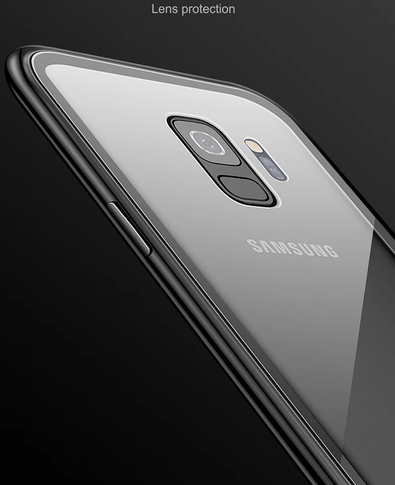 Металлические Магнитные Стекло чехол для samsung Galaxy A50 A70 A40 A30 A20 A10 A60 A2 J2 Core A20E J4 J6 плюс A7 A9 чехол на магните