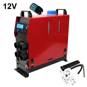 

12V 5000W LCD Diesel Air Parking Heater Forced Air Heater Warm Air Blower Heater Integrated Machine For Boats Trucks Car Vans