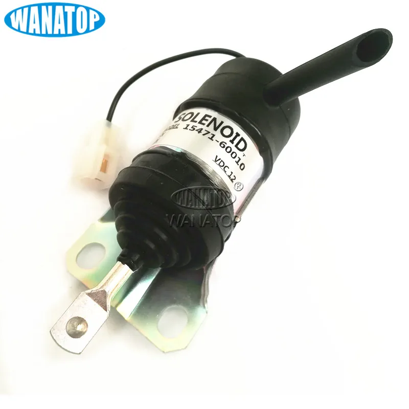 12V Соленоид для остановки топлива 15471-60010 Для Kubota B1250 B1750 L2900 L4200