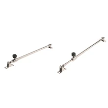 2 ШТ МОРСКОЙ лодочный люк/регулировщик окна и поддержка отдыха серебро 1"-24"