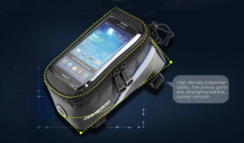 Hot Sale Waterproof Cycling Frame Phone Touch Screen Pannier Bags Bicycle Handlebar Bag Bike Front Bag Mountain Bike Accessories