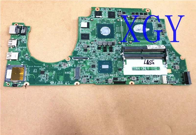 CN-0318DK 0318DK для Dell Inspiron 5577 материнская плата ноутбуков DAAM9BMBAD0 AM9B HKGP2 с i5-7300HQ SR32S и