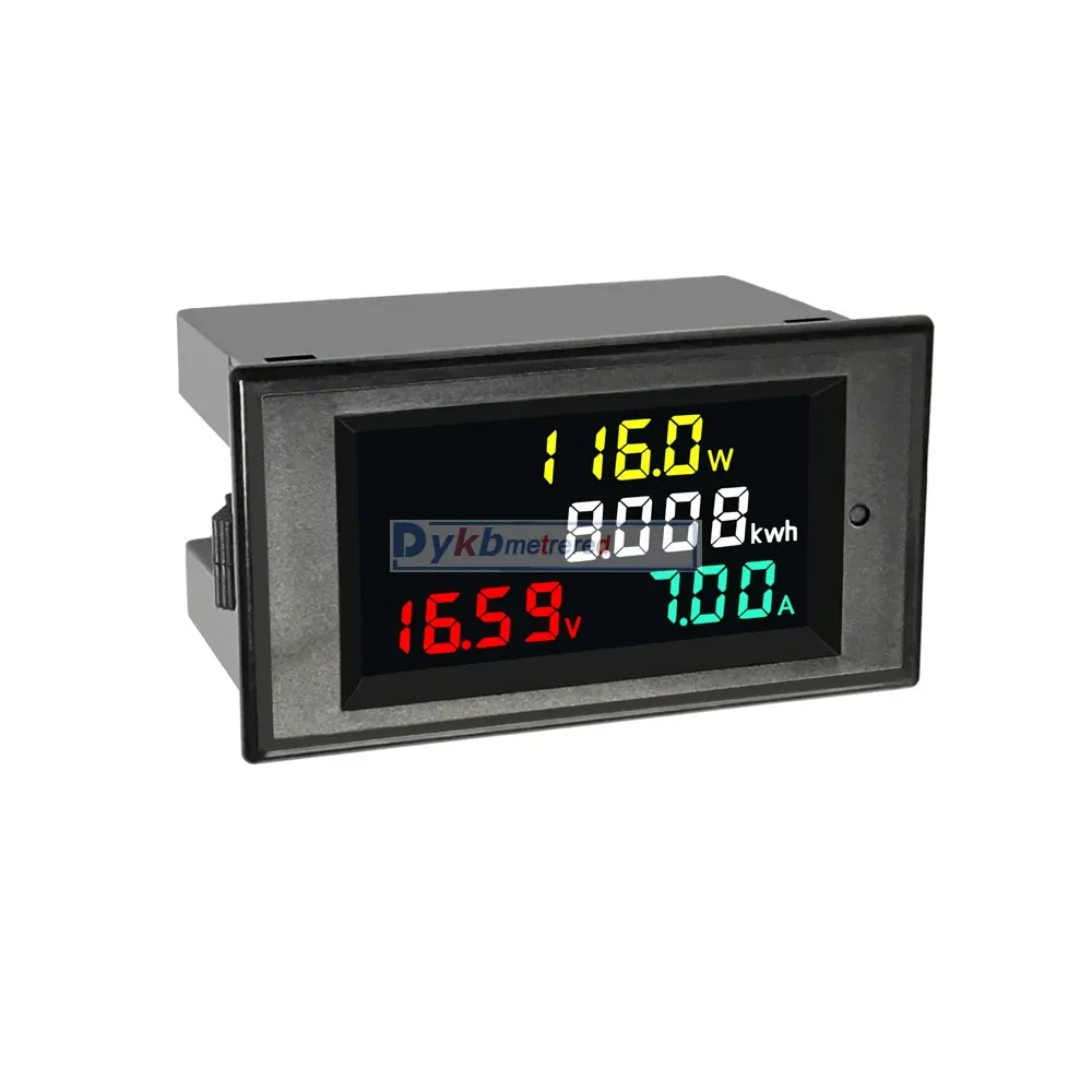 4 в 1 DC 14 600V 0 100A ЖК дисплей цифровой измеритель напряжения тока активной энергии