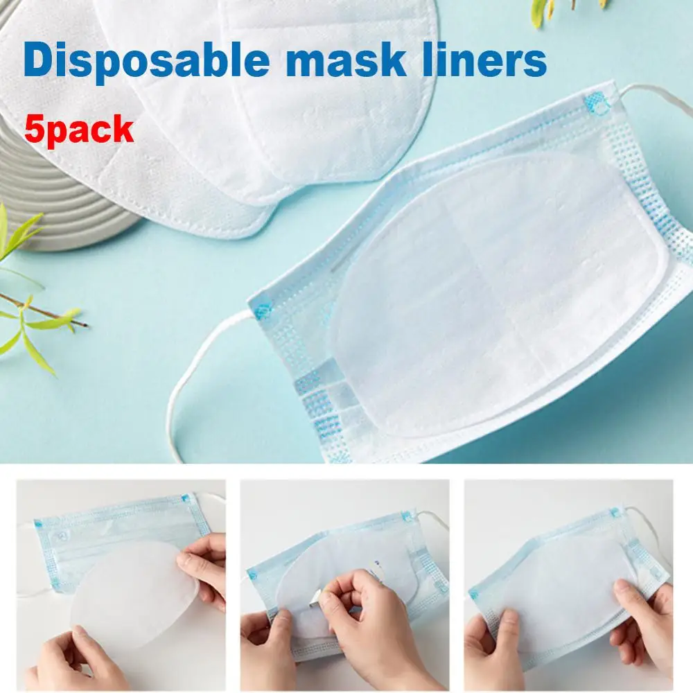 

50pcs Disposable Mask Insert Filter Paper Anti Haze Mouth Mask Anti Dust Mask Activated Carbon Filter Paper Health Care