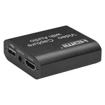 

Pohiks 1pc Portable 4K HDMI Video Capture Card High Speed USB 2.0 Game Streamer Device For Windows Android and MacOS