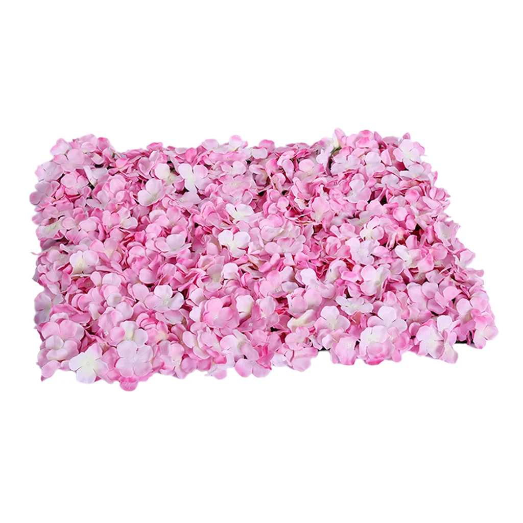 Fake Flower Wall Panels Artificial Hydrangea Wedding Venue Background Wall Decoration Garden Party Backdrop Decor 60X40CM 