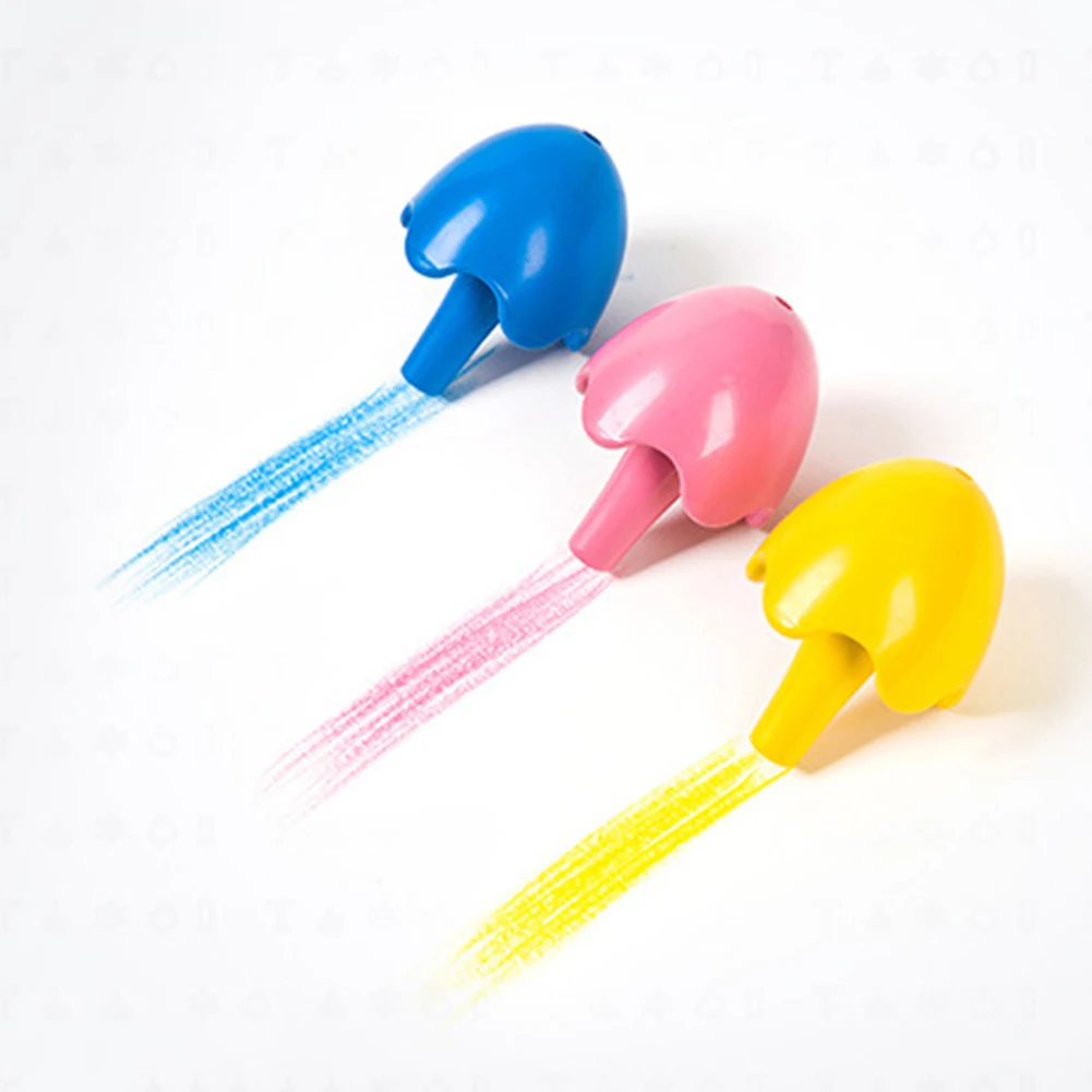 9 цветов в форме яйца Детские восковые мелки для рисования стекируемые ладонные ручки каракули игрушки идеально размер для маленьких рук моющиеся