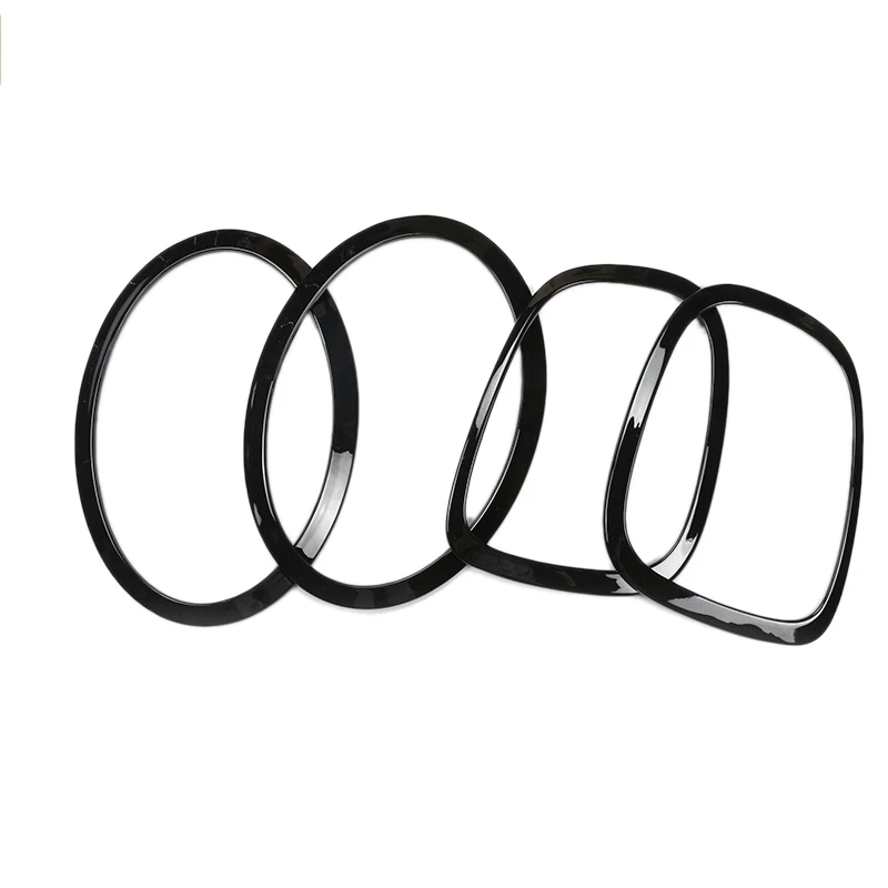 

4Pcs Glossy Tail Light Head Light Rims Frames Covers Fit for Mini Cooper F55 F56
