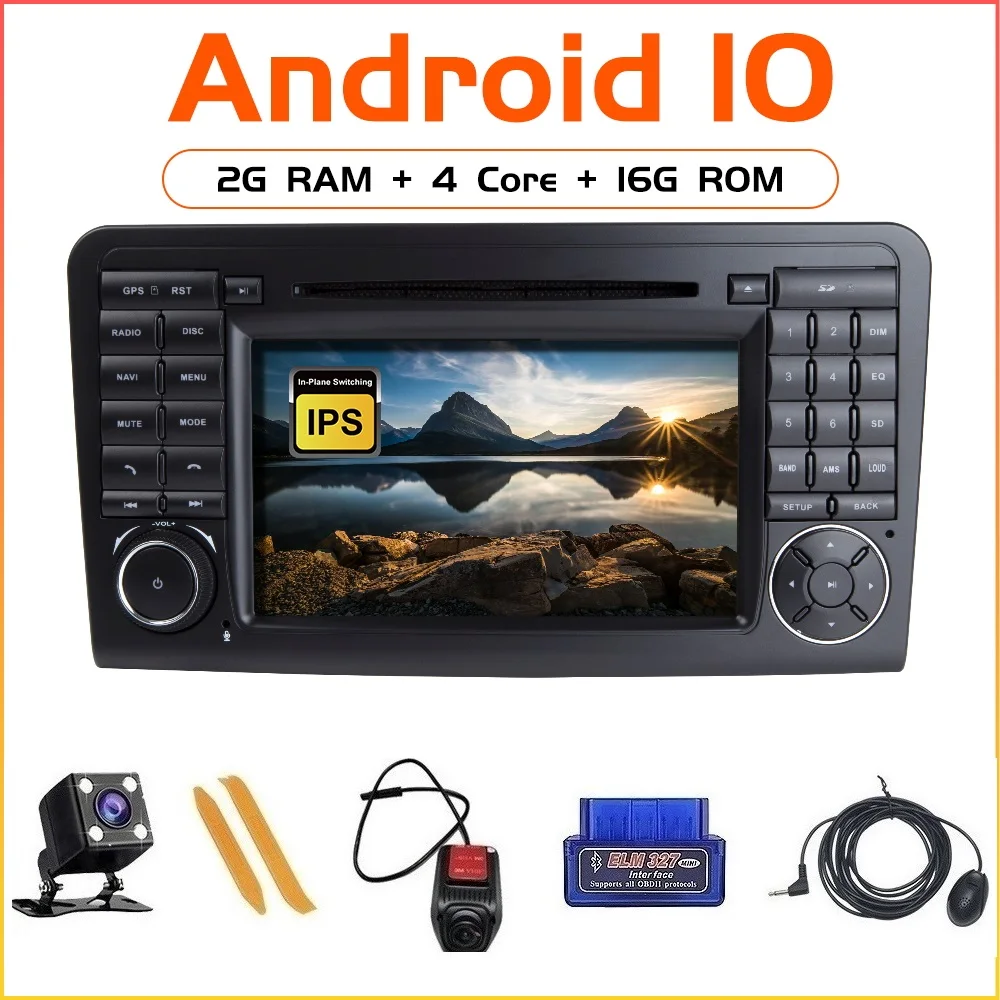 ZLTOOPAI Android 10 авто радио GPS для Mercedes-Benz GL ML CLASS W164 X164 ML350 ML450 ML500 GL320 GL450 автомобильный