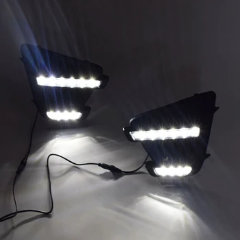 

Car Driving DRL Daytime Running Light Fog Lamp Relay LED Daylight for Mazda CX-5 CX5 2012-2016