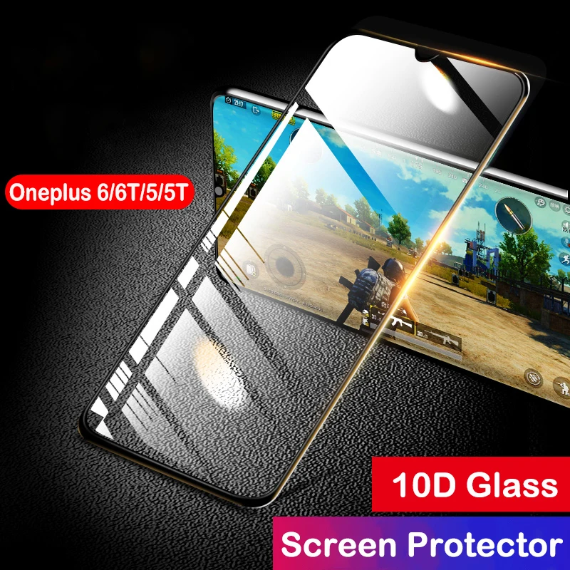Для Oneplus 7 Pro стеклянная защитная пленка 10D полное Защитное стекло для Oneplus 7 T Pro 6 6t 5 5t экран 9H закаленное стекло