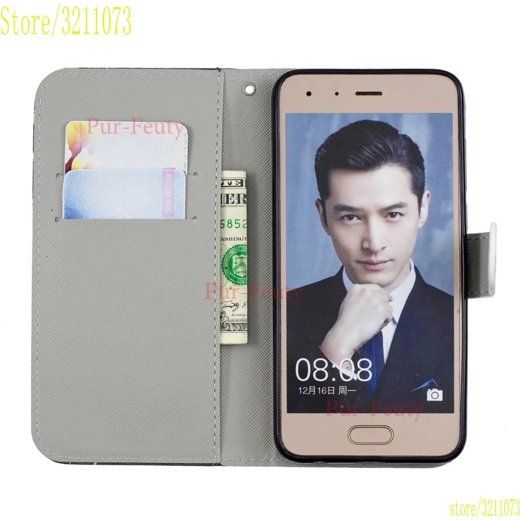 Чехол для huawei Honor9 STF-L09 STF-AL00 STF-AL10 STF-TL10 3D печати из искусственной кожи чехол-портмоне с функцией подставки милый тонкий кожаный чехол-книжка чехол для huawei Honor 9