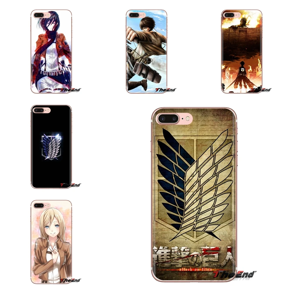 Логотип Attack On Titan японское аниме для sony Xperia Z Z1 Z2 Z3 Z5 compact M2 M4 M5 E3 T3 XA Aqua LG G4 G5 G3 G2 Mini
