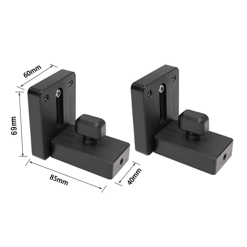 

Workshop Connectors Tools 2pcs Fence T-tracks Sliding Securing Woodworking