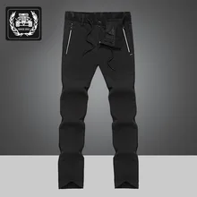 Хуэй Сян джип весна и осень стиль Спорт на открытом воздухе брюки мужские повседневные ветрозащитные теплые альпинистские брюки 1716